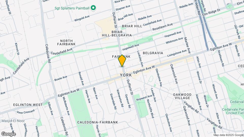 2396-2396 Dufferin St Map and Location Details