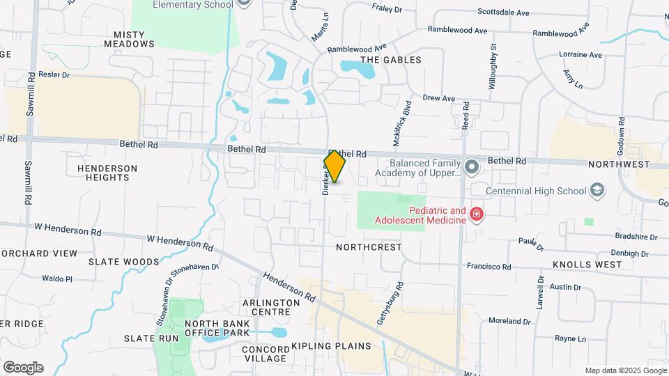 5198 Dierker Rd Map and Location Details