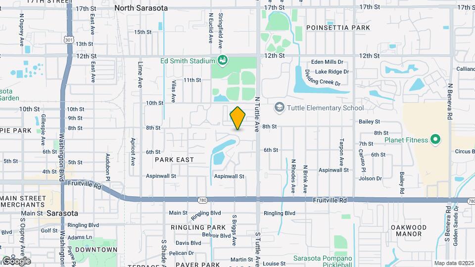 2703 Hidden Lake Dr N Map and Location Details