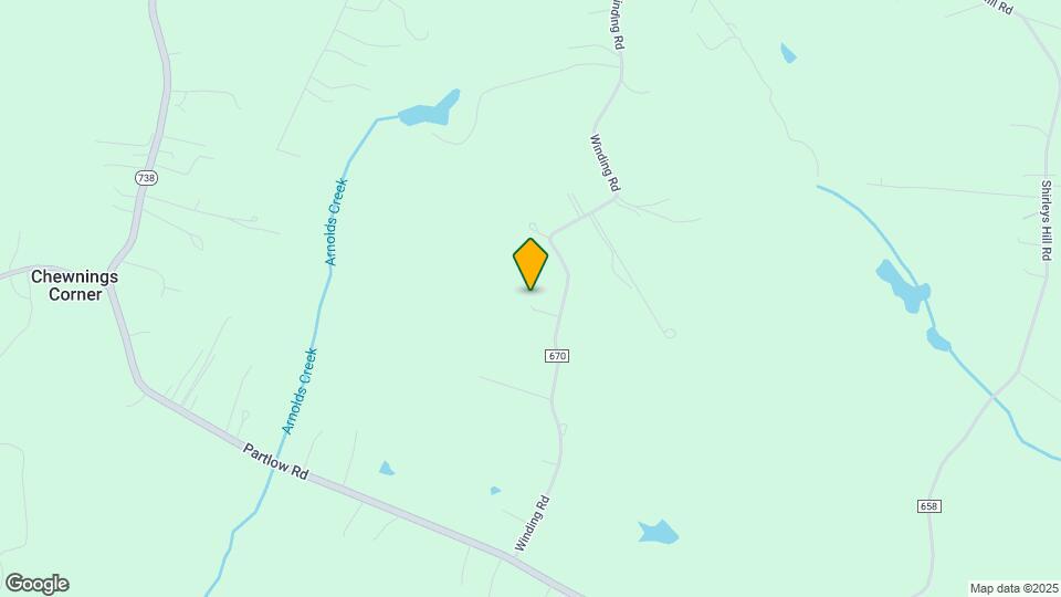 3232 Winding Rd Map and Location Details