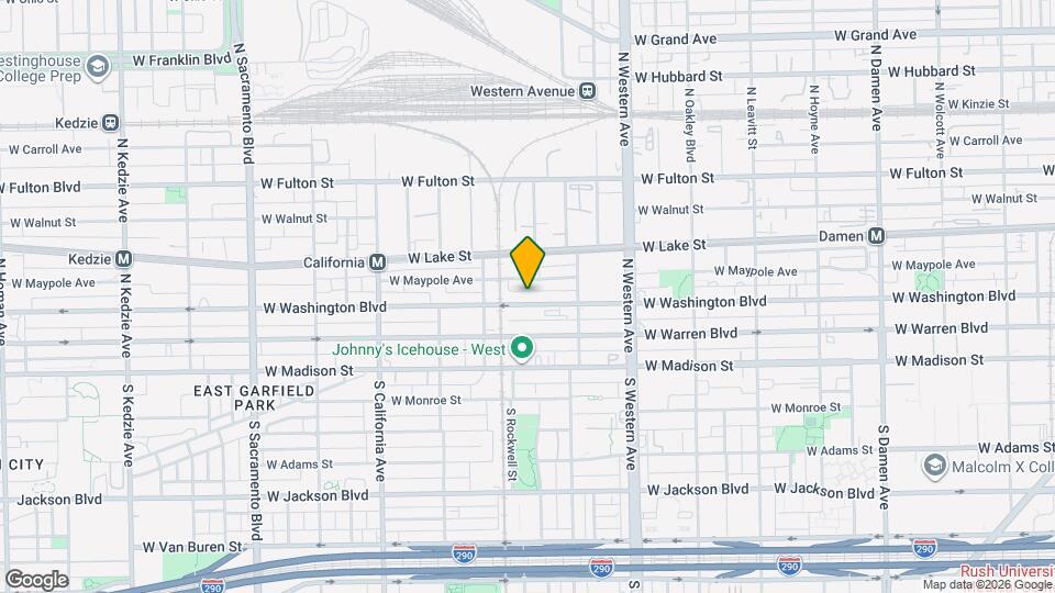 2550 W Washington Blvd Map and Location Details