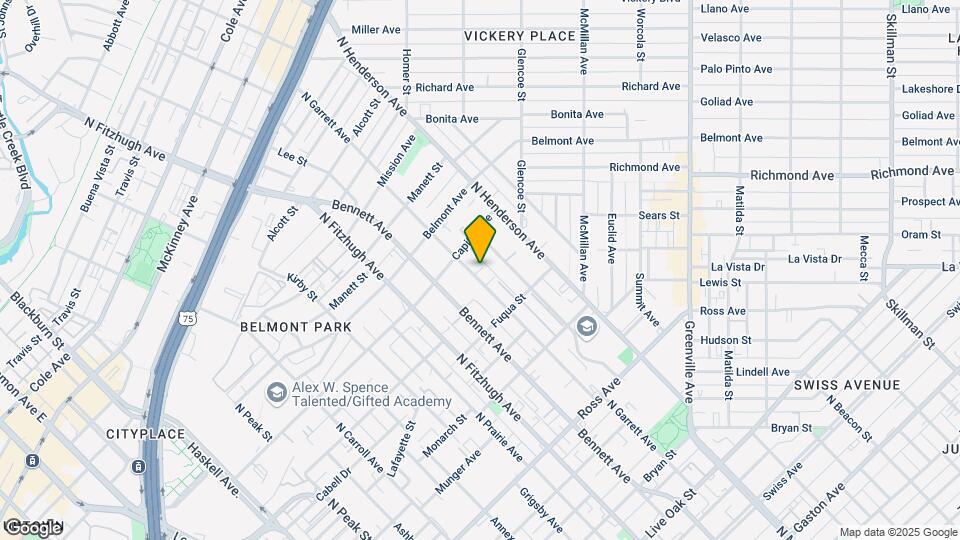 2226 N Garrett Ave Map and Location Details