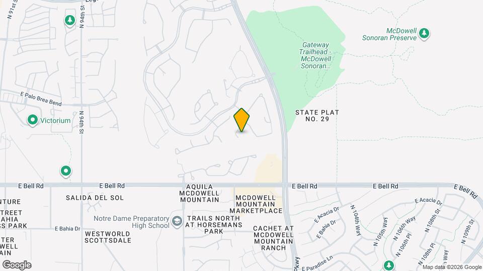 9995 E Ridgerunner Pl Map and Location Details