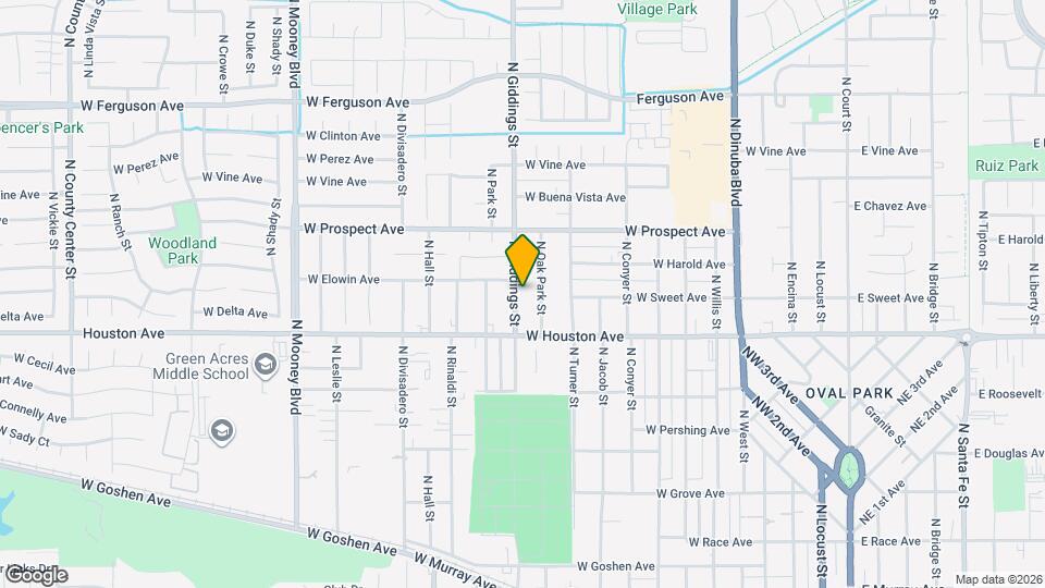 1520 N Giddings St Map and Location Details