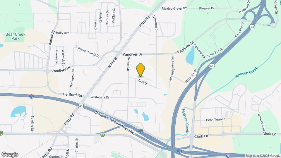 2505 Quail Dr-Unit -Unit B Map and Location Details