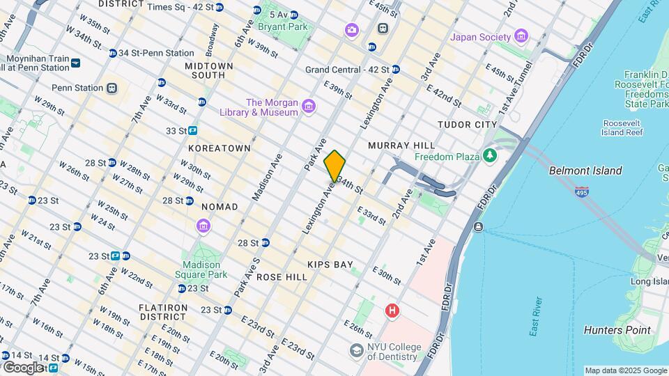 227 Lexington Ave Map and Location Details