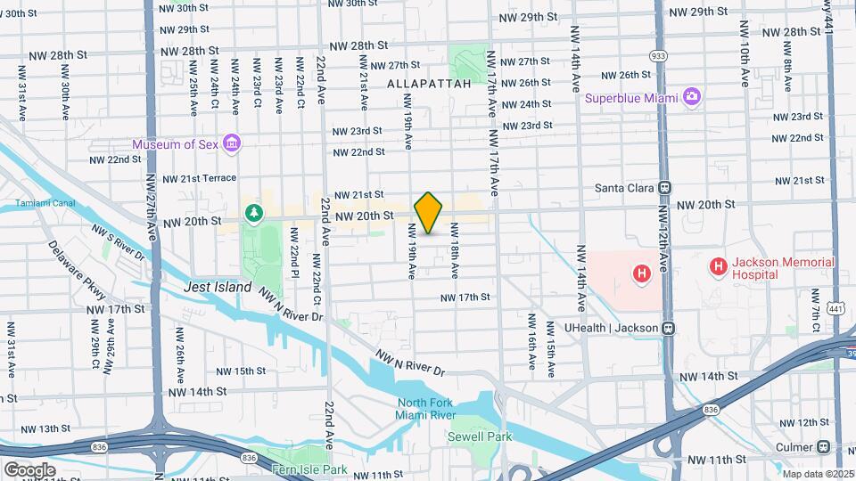 1861 NW 19th St Map and Location Details