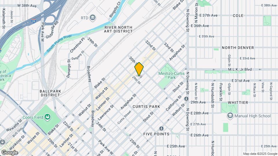 2929 Lawrence St Map and Location Details