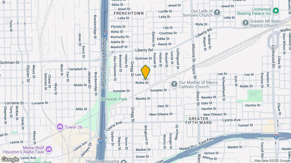2104 Bringhurst St Map and Location Details