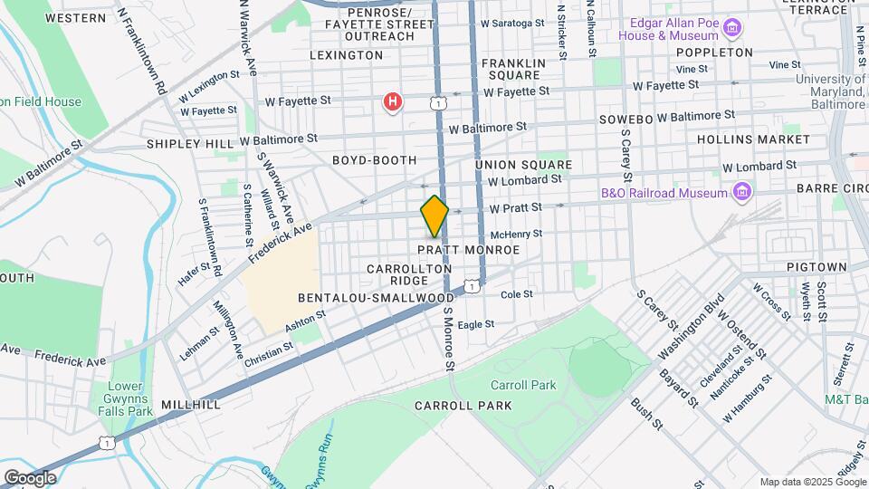 1903 McHenry St Map and Location Details