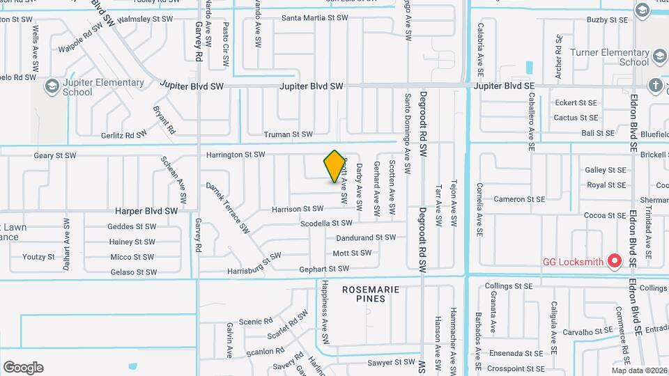319 Geraldine St SW Mapa y Detalles de la Ubicación