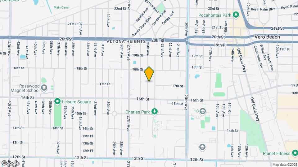 1702 25th Ave Map and Location Details