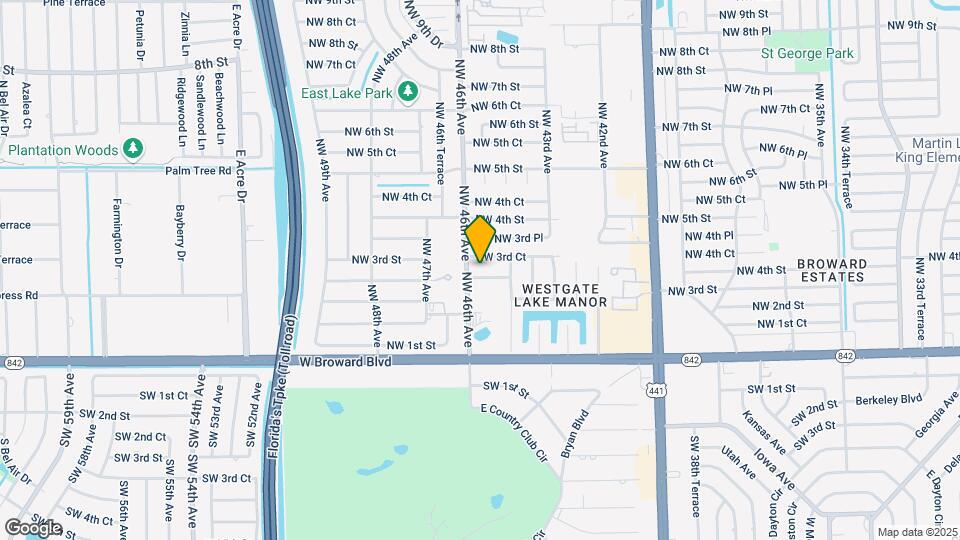 4557 NW 3rd St Map and Location Details