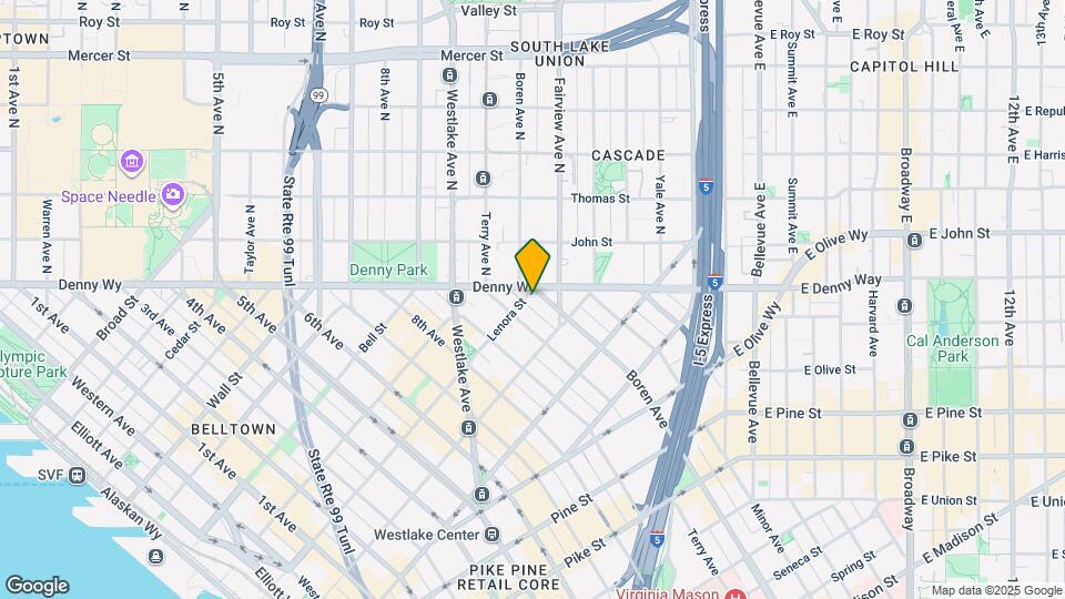 1077 Lenora St Map and Location Details