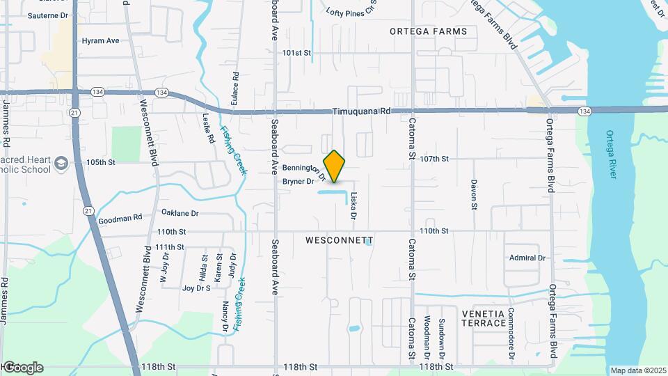 5542 Bennington Dr Map and Location Details