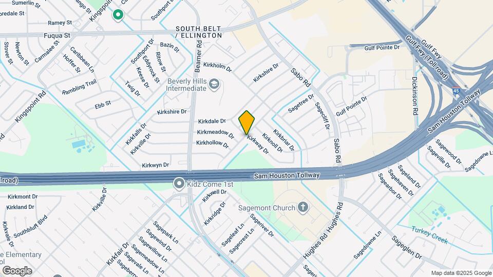 10134 Kirkglen Dr Map and Location Details