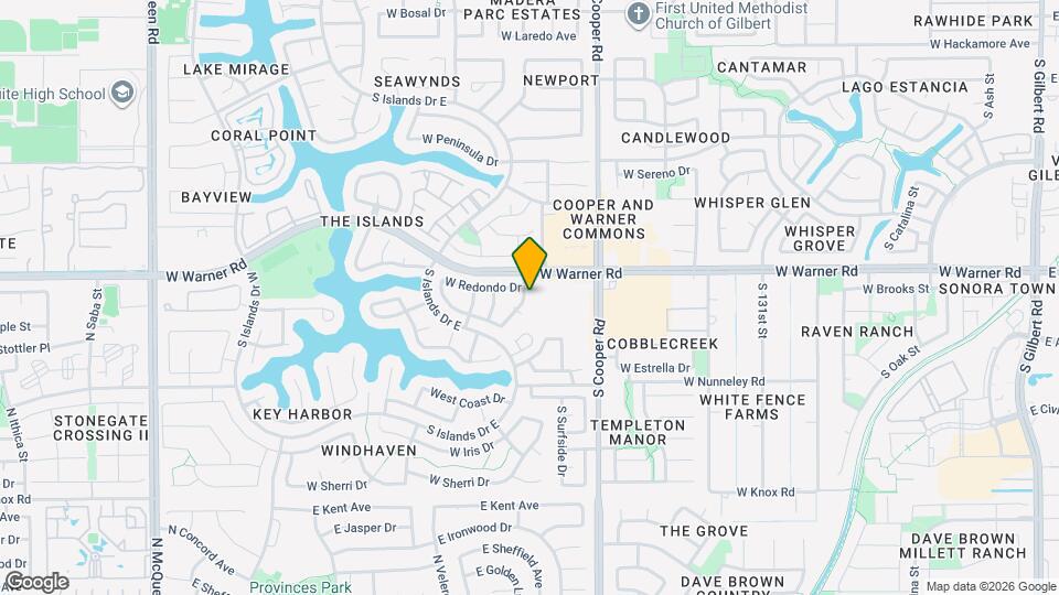 821 S Cancun Dr Map and Location Details