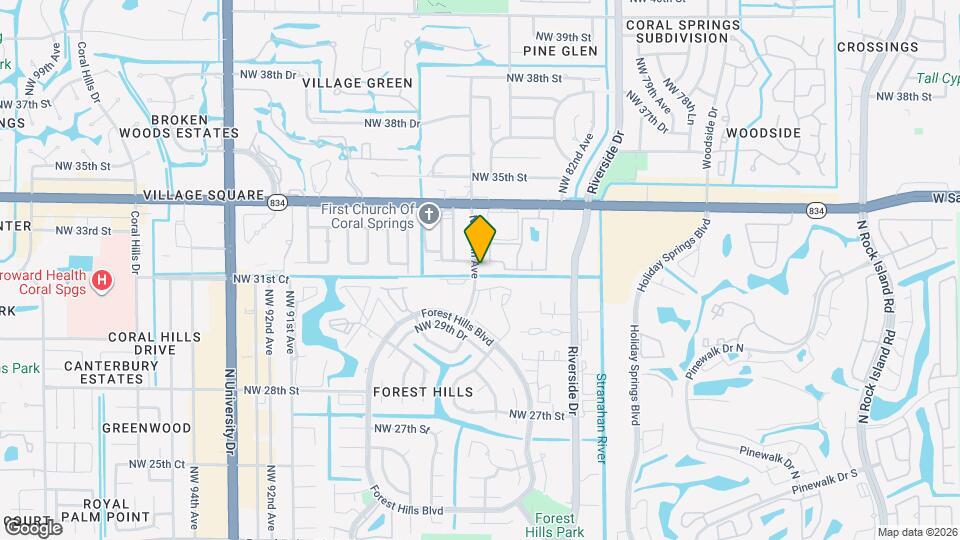 3181 NW 85th Ave Map and Location Details