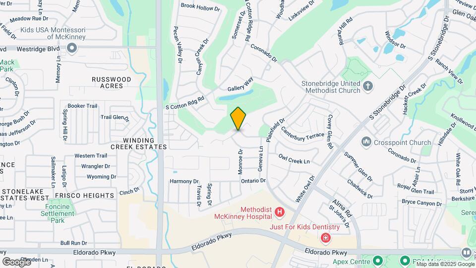 8321 Rayburn Ln Map and Location Details