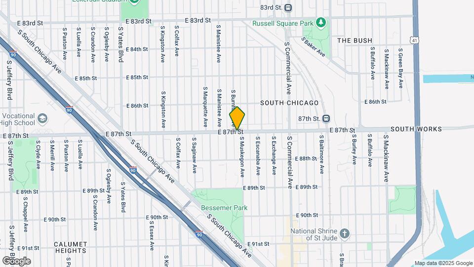 2805 E 87th St, Unit 1-4 Mapa y Detalles de la Ubicación
