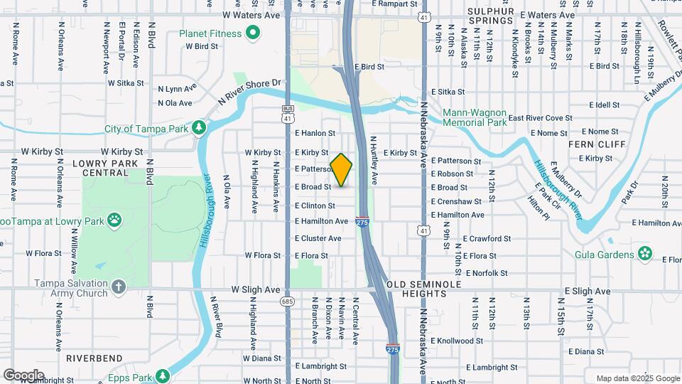 309 E Broad St Map and Location Details