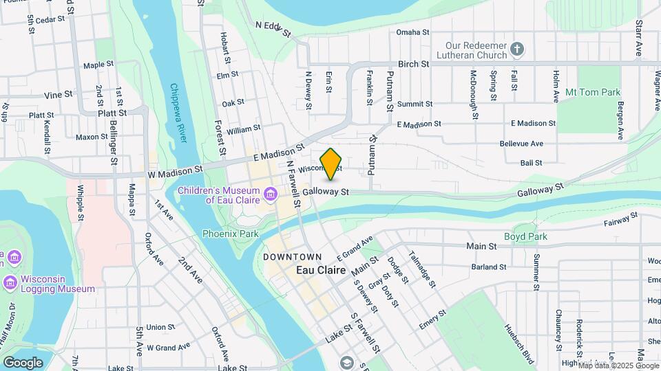 630 Galloway St Map and Location Details