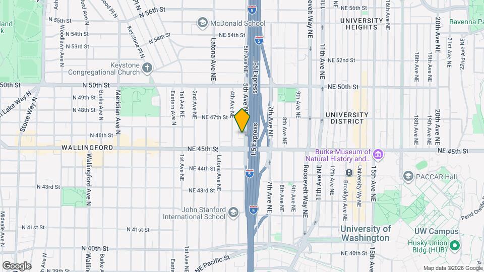 4525 5th Ave NE-Unit -B Map and Location Details