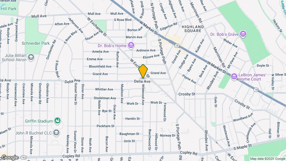 879 Delia Ave Map and Location Details
