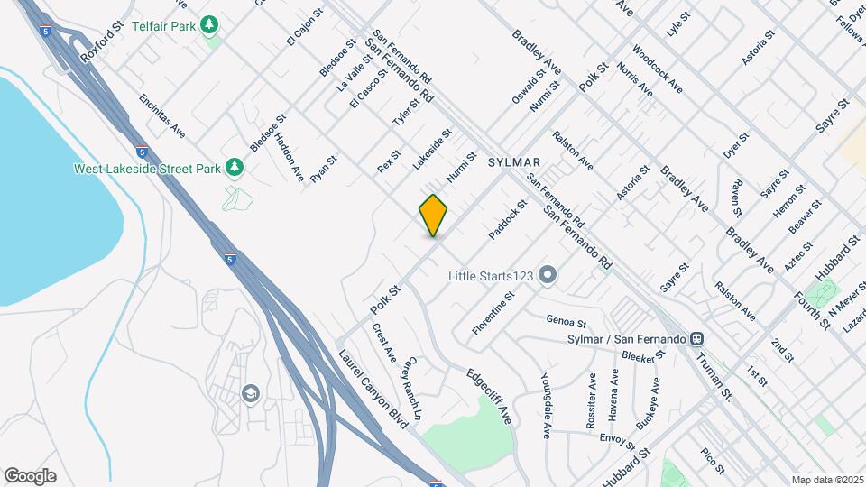 12455 Telfair Ave Mapa y Detalles de la Ubicación