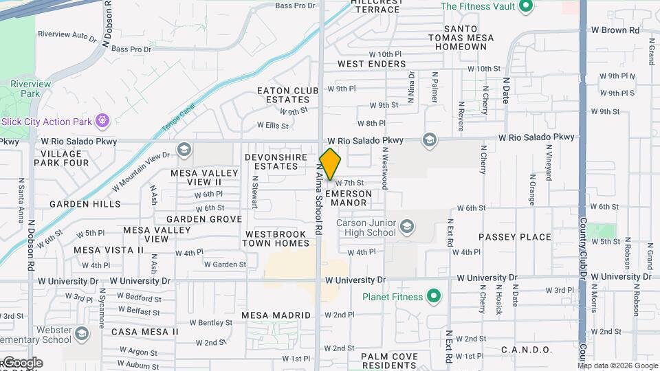 1140 W 7th St Mapa y Detalles de la Ubicación