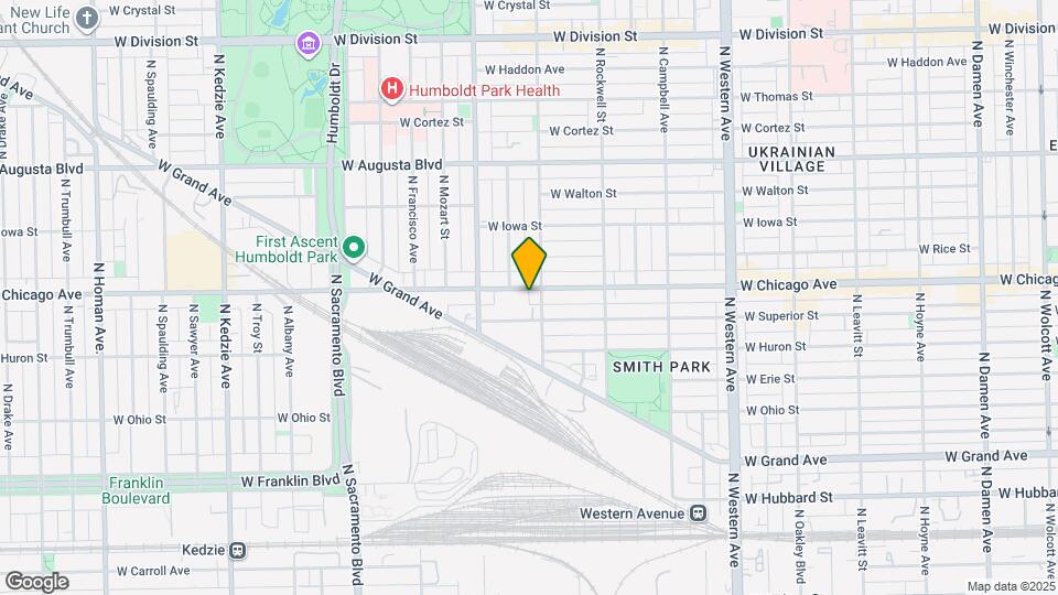 2709 W Chicago Ave Map and Location Details