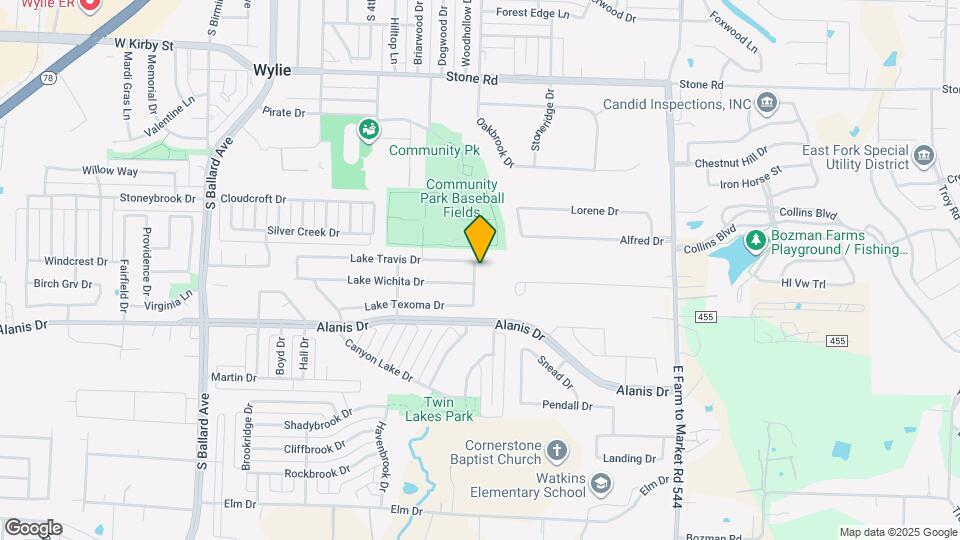 1005 Caddo Lake Dr Map and Location Details