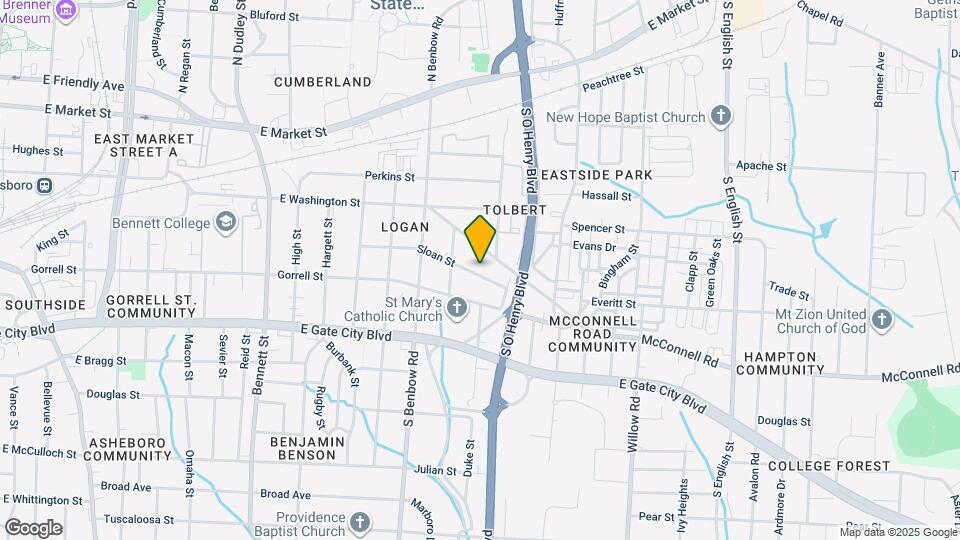 1515 Sloan St Map and Location Details