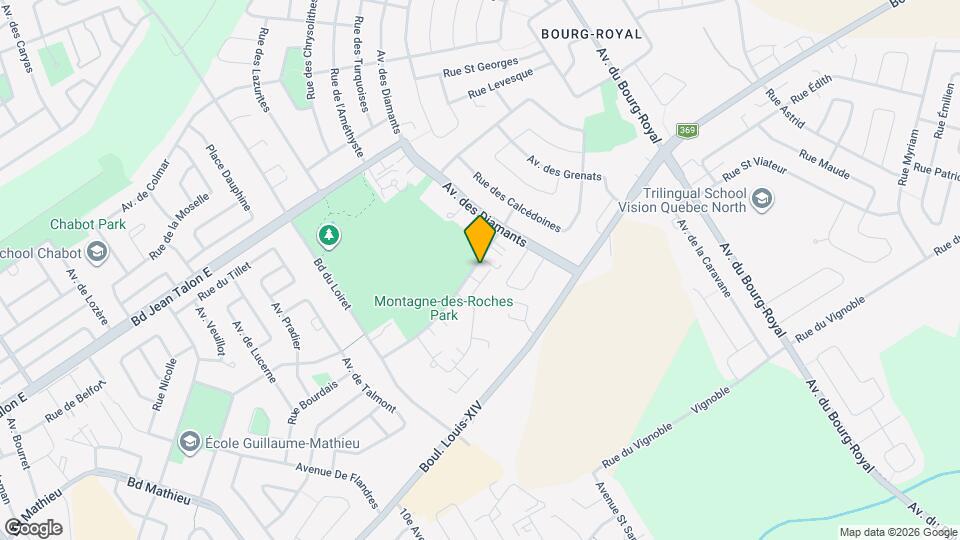 1282 De La Montagne-Des-Roches Rue Map and Location Details