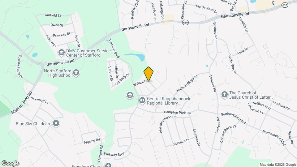 306 W Park Dr Map and Location Details