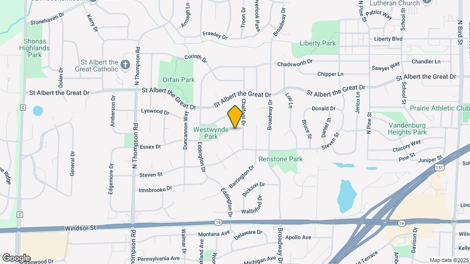 1815 Essex Dr Map and Location Details