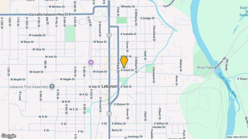 163 E Grant St Mapa y Detalles de la Ubicación