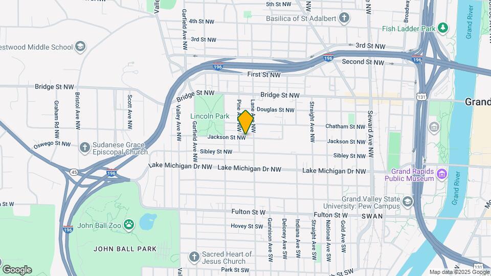 1007 Jackson St NW Map and Location Details