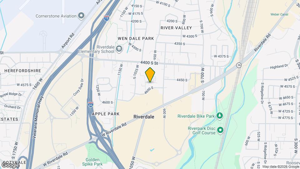 939 4550 S, Unit 939 W 4550 S Mapa y Detalles de la Ubicación