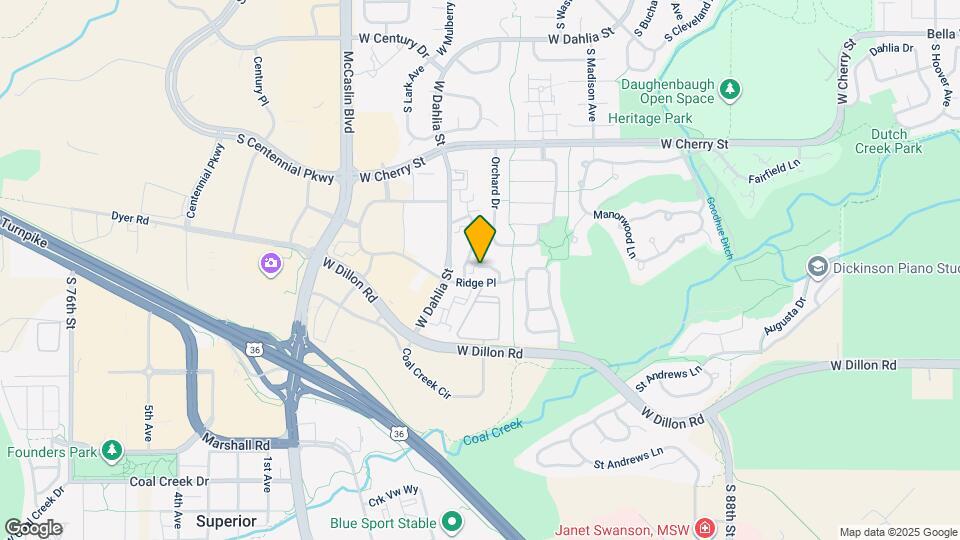 651 Ridgeview Dr Map and Location Details
