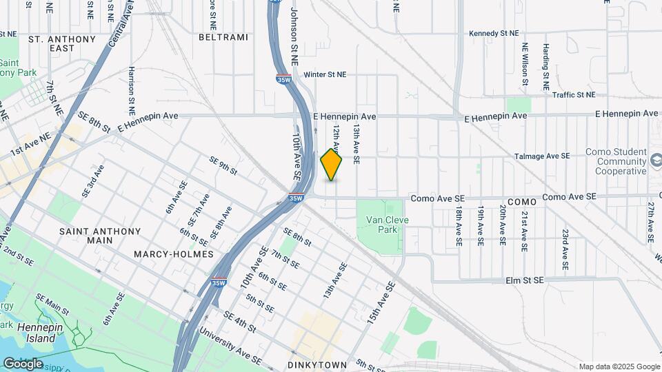 1015 12th Ave SE Map and Location Details