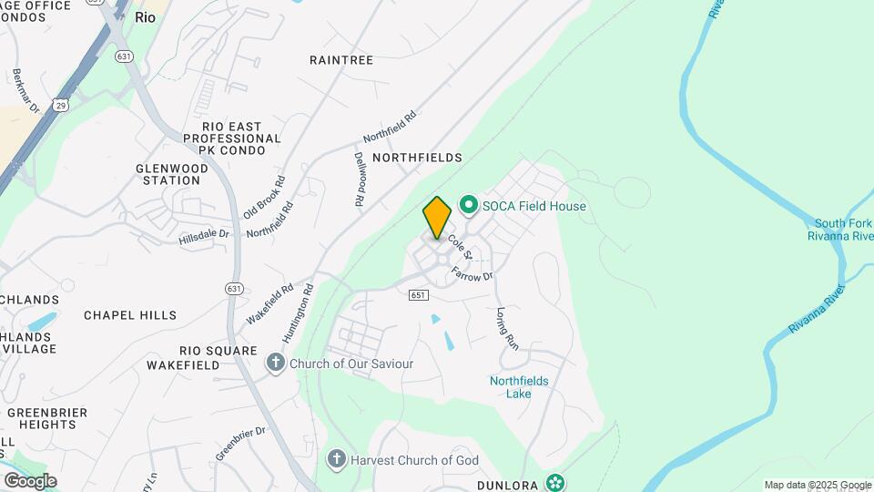 1025 Farrow Dr Map and Location Details