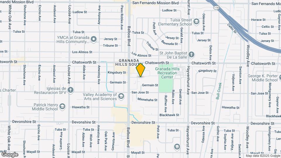 16866 Kingsbury St Map and Location Details