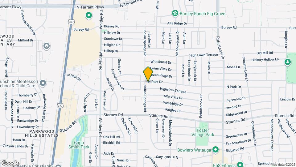 6404 N Park Dr Map and Location Details