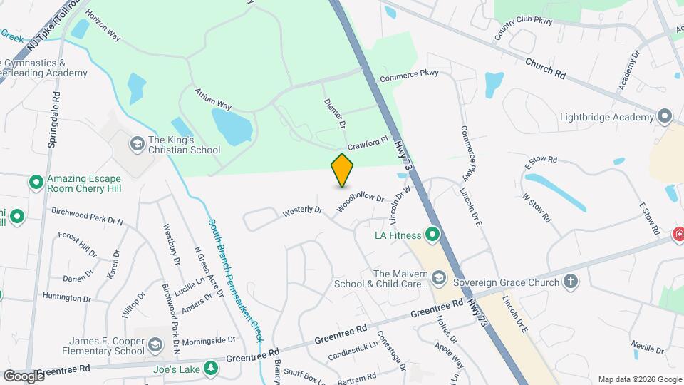 1511 Woodhollow Dr Map and Location Details