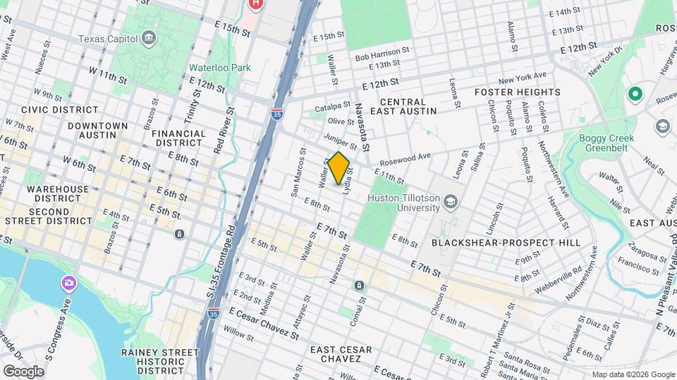 1112 E 9th St Map and Location Details