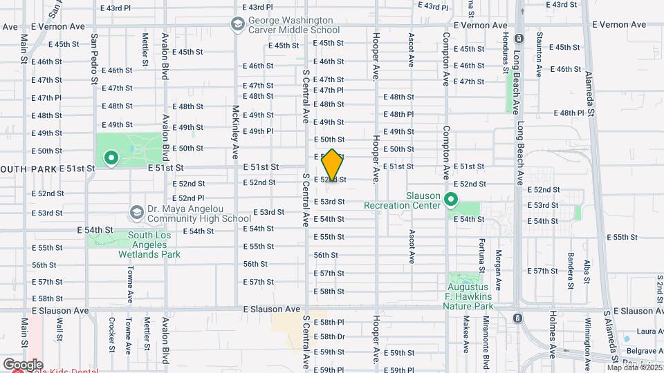 1160 E 52nd St Map and Location Details
