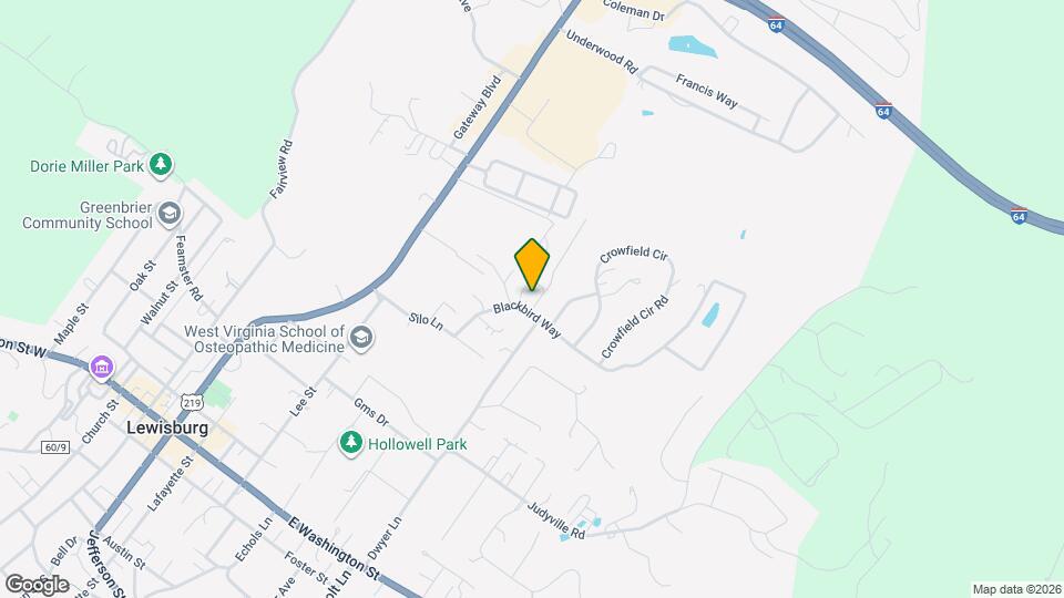 210 Blackbird Village Cir Map and Location Details