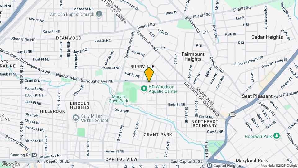 5503 Nannie Helen Burroughs Ave NE Map and Location Details