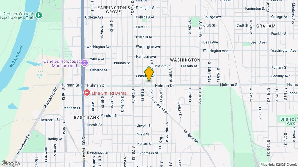 1629 S 9th St Map and Location Details